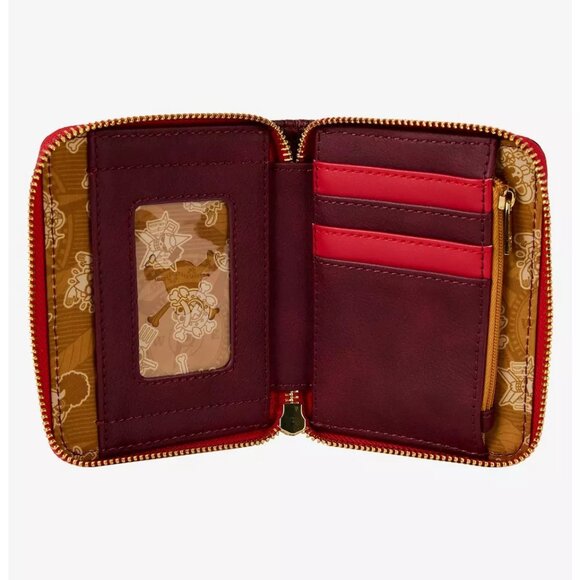 NWT Loungefly One Piece Monkey D. Luffy Zip‑Around Wallet - Picture 3 of 4